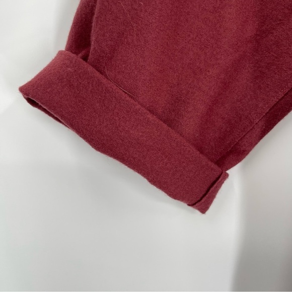 Eileen Fisher Women’s Tunic Top Wool Raw Edge Size XL 3/4 Sleeves Scoop Neck - Picture 6 of 11